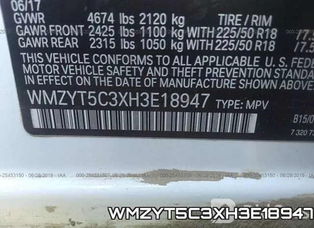 WMZYT5C3XH3E18947 фото 10