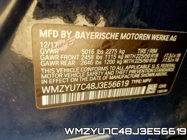 WMZYU7C48J3E56619 фото 2