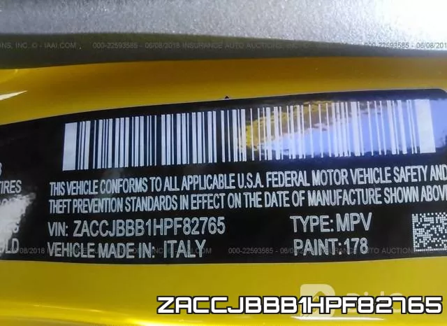 ZACCJBBB1HPF82765 фото 10