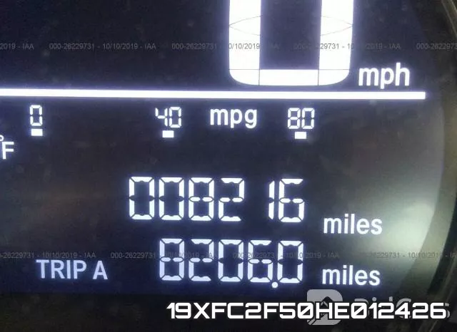 19XFC2F50HE012426 фото 8