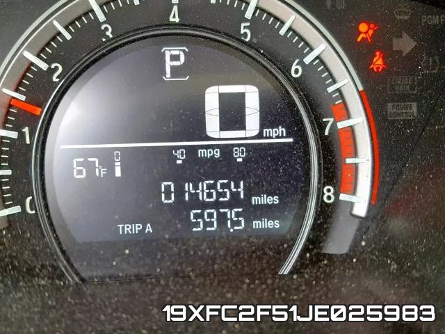 19XFC2F51JE025983 фото 9