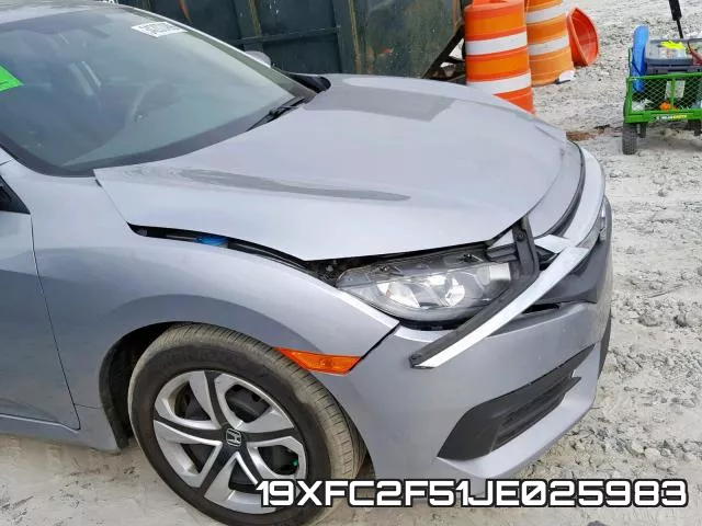 19XFC2F51JE025983 фото 10