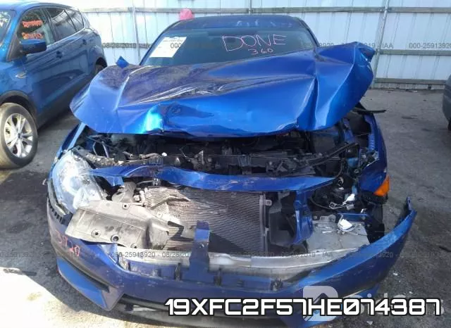 19XFC2F57HE074387 фото 7