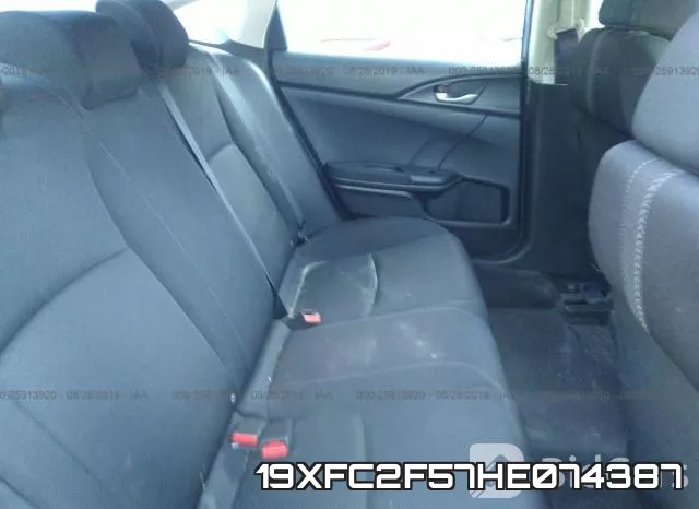 19XFC2F57HE074387 фото 9