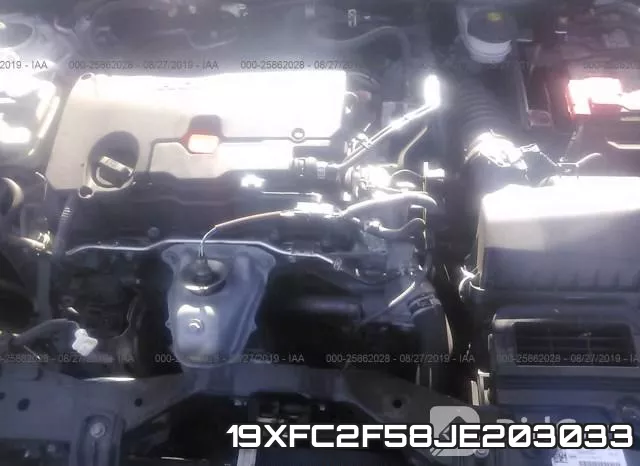 19XFC2F58JE203033 фото 2