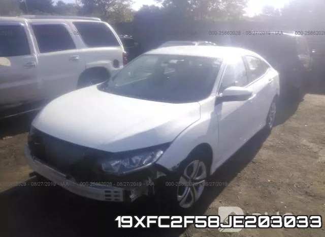 19XFC2F58JE203033 фото 3