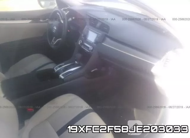 19XFC2F58JE203033 фото 6