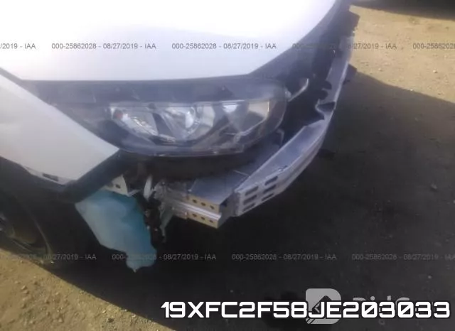 19XFC2F58JE203033 фото 7