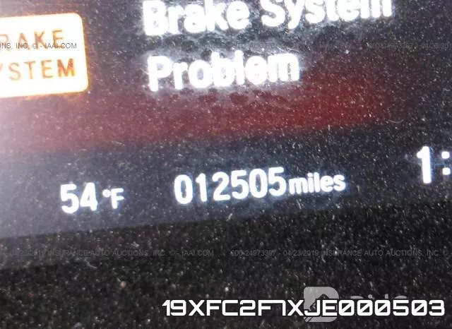 19XFC2F7XJE000503 фото 8
