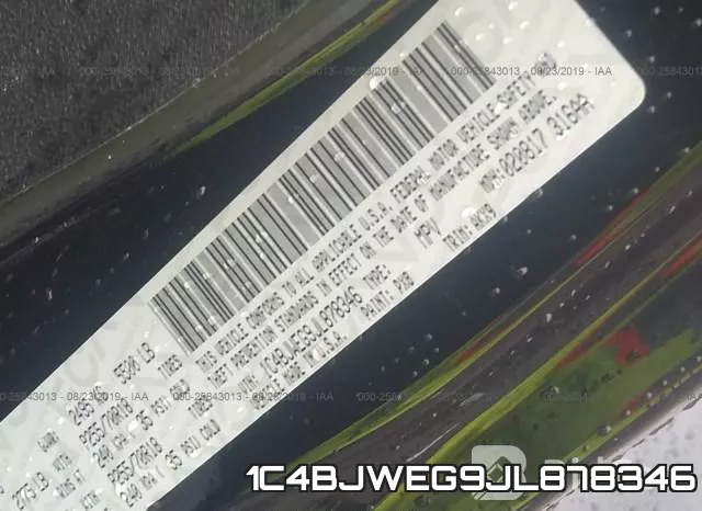 1C4BJWEG9JL878346 фото 10