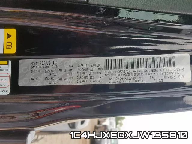 1C4HJXEGXJW135810 фото 2