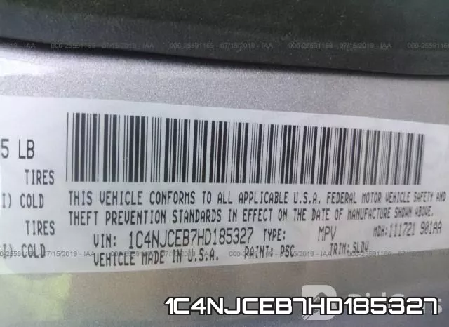 1C4NJCEB7HD185327 фото 10