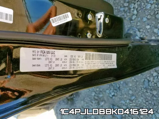 1C4PJLDB8KD416124 фото 2