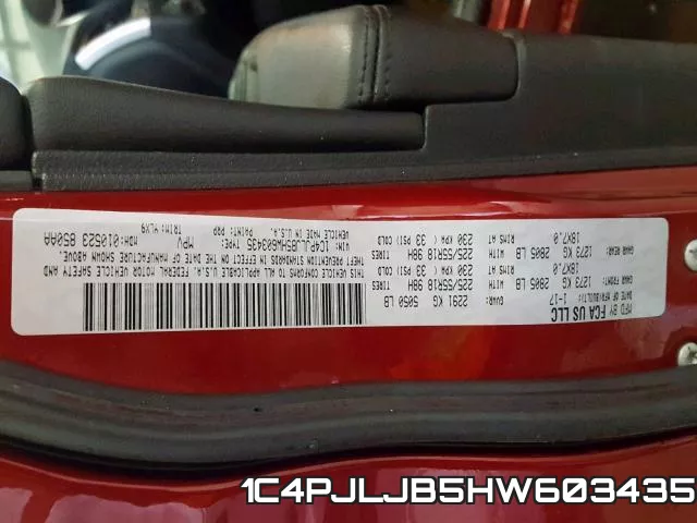 1C4PJLJB5HW603435 фото 2
