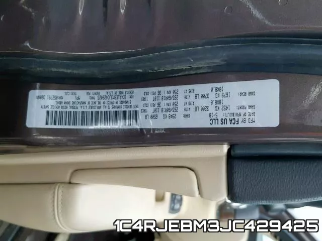 1C4RJEBM3JC429425 фото 2