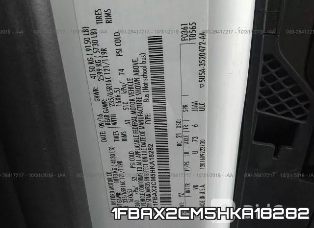 1FBAX2CM5HKA18282 фото 10