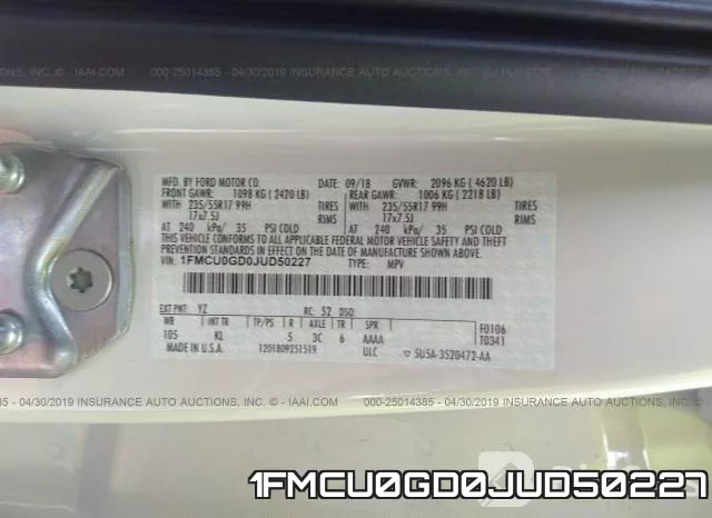 1FMCU0GD0JUD50227 фото 10