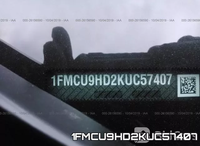 1FMCU9HD2KUC57407 фото 10