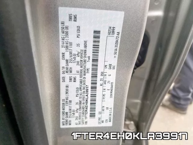 1FTER4EH0KLA39917 фото 2