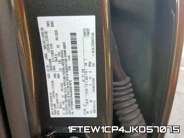 1FTEW1CP4JKD57075 фото 2