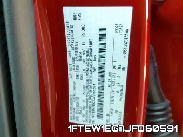 1FTEW1EG7JFD60591 фото 2