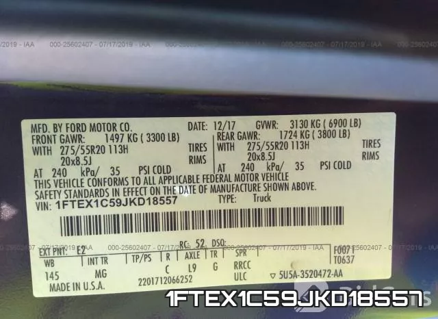 1FTEX1C59JKD18557 фото 10