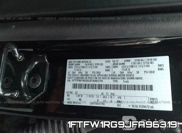 1FTFW1RG9JFA96319 фото 10