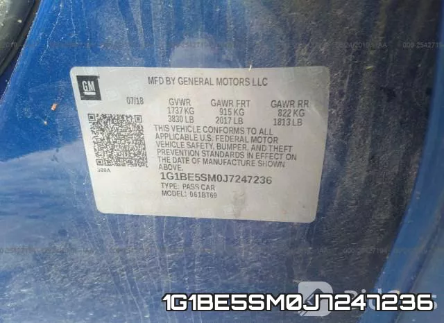 1G1BE5SM0J7247236 фото 10