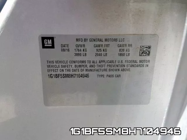 1G1BF5SM8H7104946 фото 2