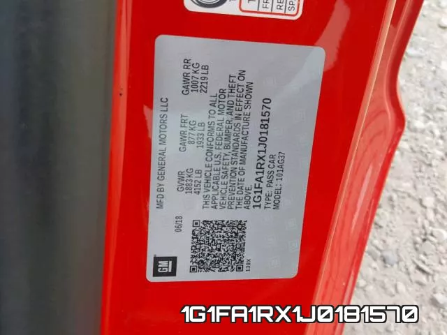 1G1FA1RX1J0181570 фото 2