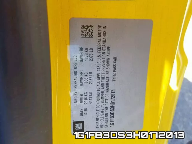1G1FB3DS3H0172013 фото 2