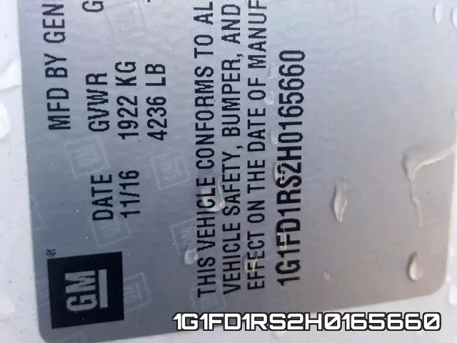 1G1FD1RS2H0165660 фото 2