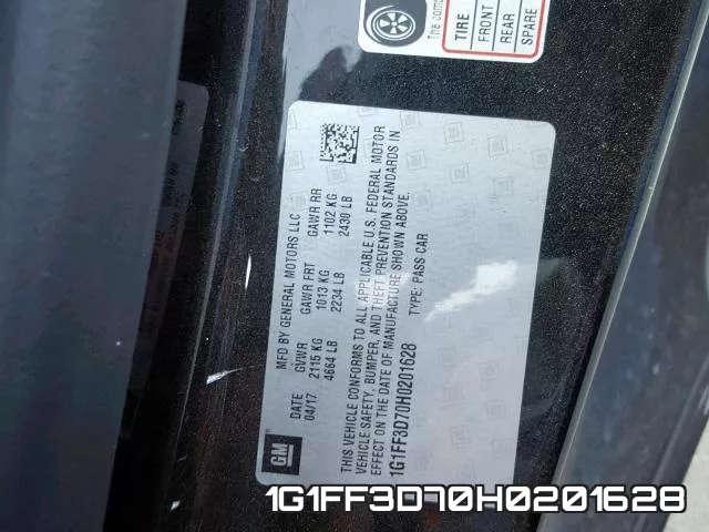 1G1FF3D70H0201628 фото 2