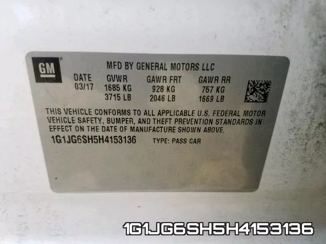 1G1JG6SH5H4153136 фото 2
