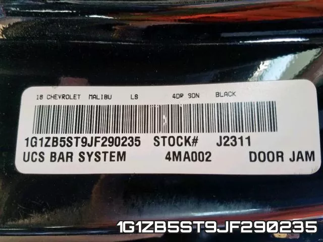 1G1ZB5ST9JF290235 фото 2