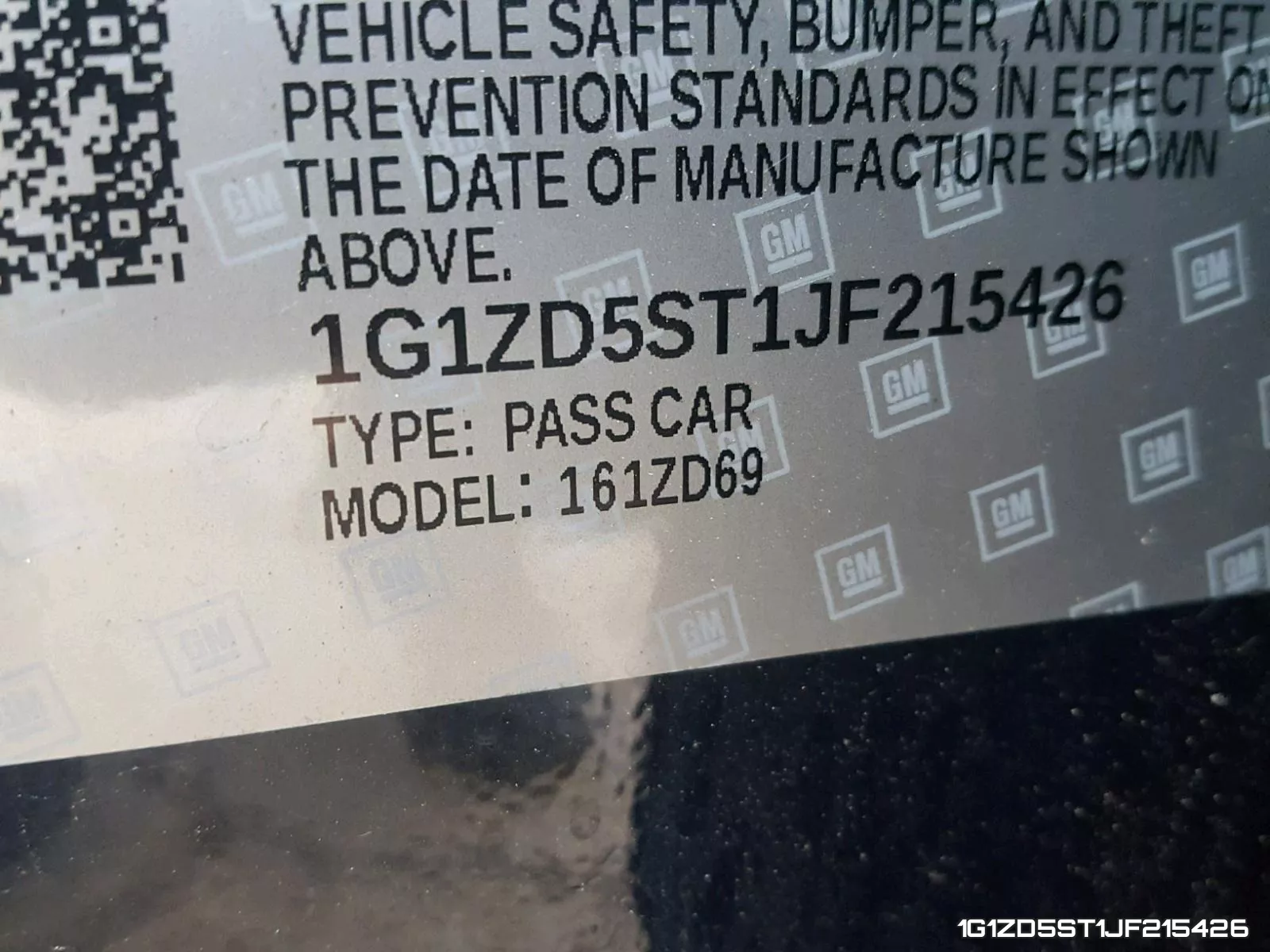 1G1ZD5ST1JF215426 фото 2