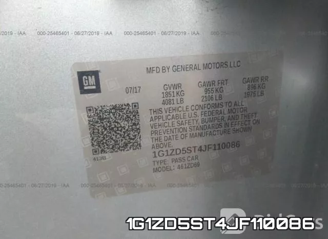 1G1ZD5ST4JF110086 фото 10