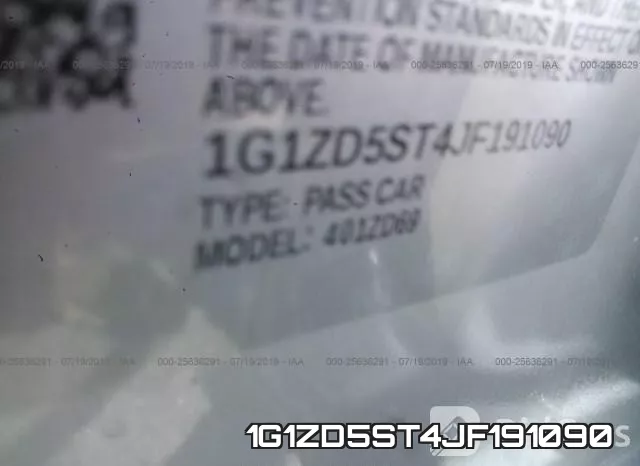 1G1ZD5ST4JF191090 фото 10