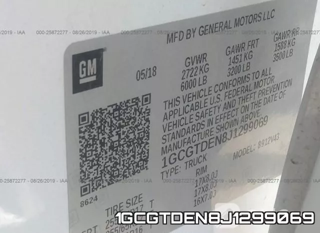 1GCGTDEN8J1299069 фото 9
