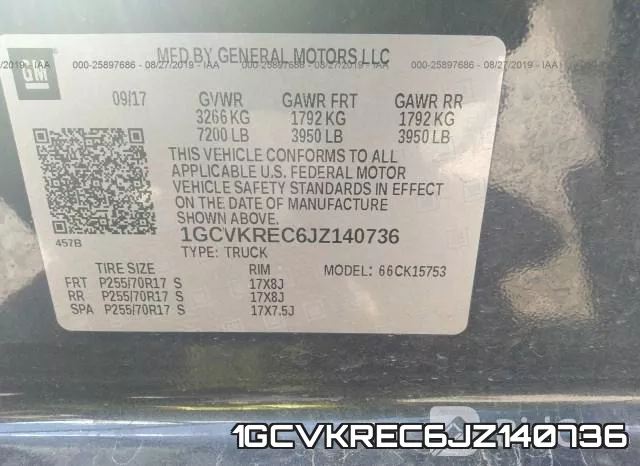 1GCVKREC6JZ140736 фото 10