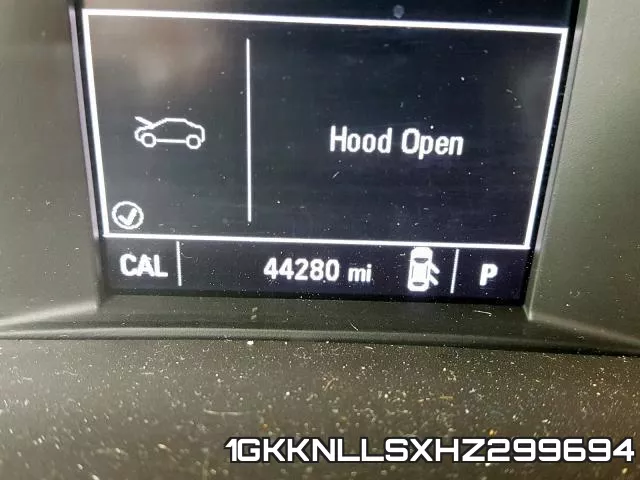 1GKKNLLSXHZ299694 фото 9