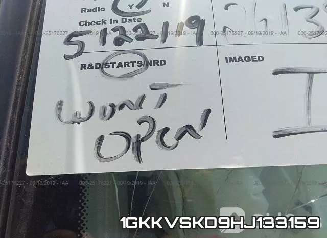 1GKKVSKD9HJ133159 фото 2