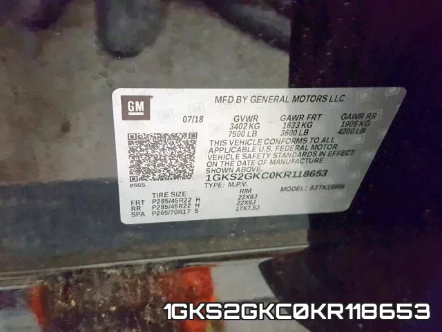 1GKS2GKC0KR118653 фото 2