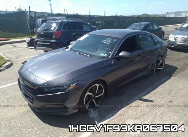 1HGCV1F33KA067504 фото 3