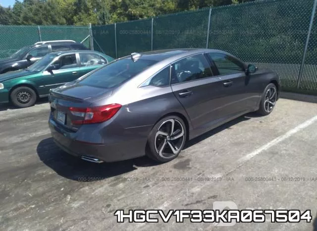 1HGCV1F33KA067504 фото 5