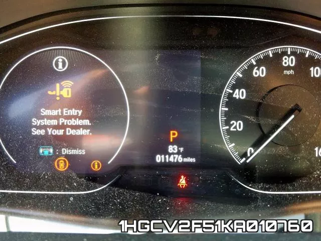 1HGCV2F51KA010760 фото 8