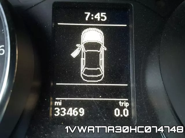 1VWAT7A30HC074748 фото 9
