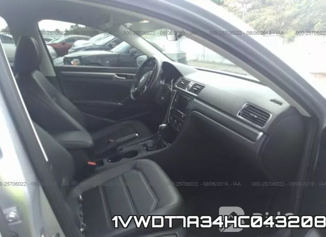 1VWDT7A34HC043208 фото 6