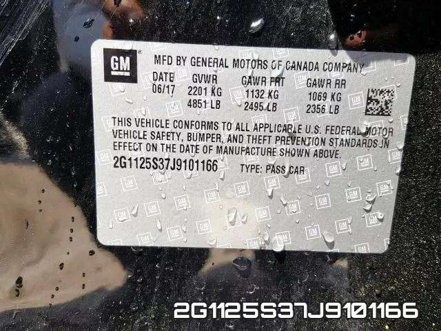 2G1125S37J9101166 фото 2