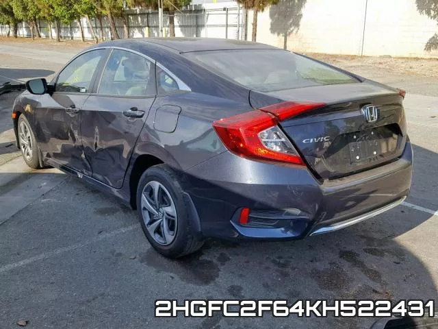 2HGFC2F64KH522431 фото 4